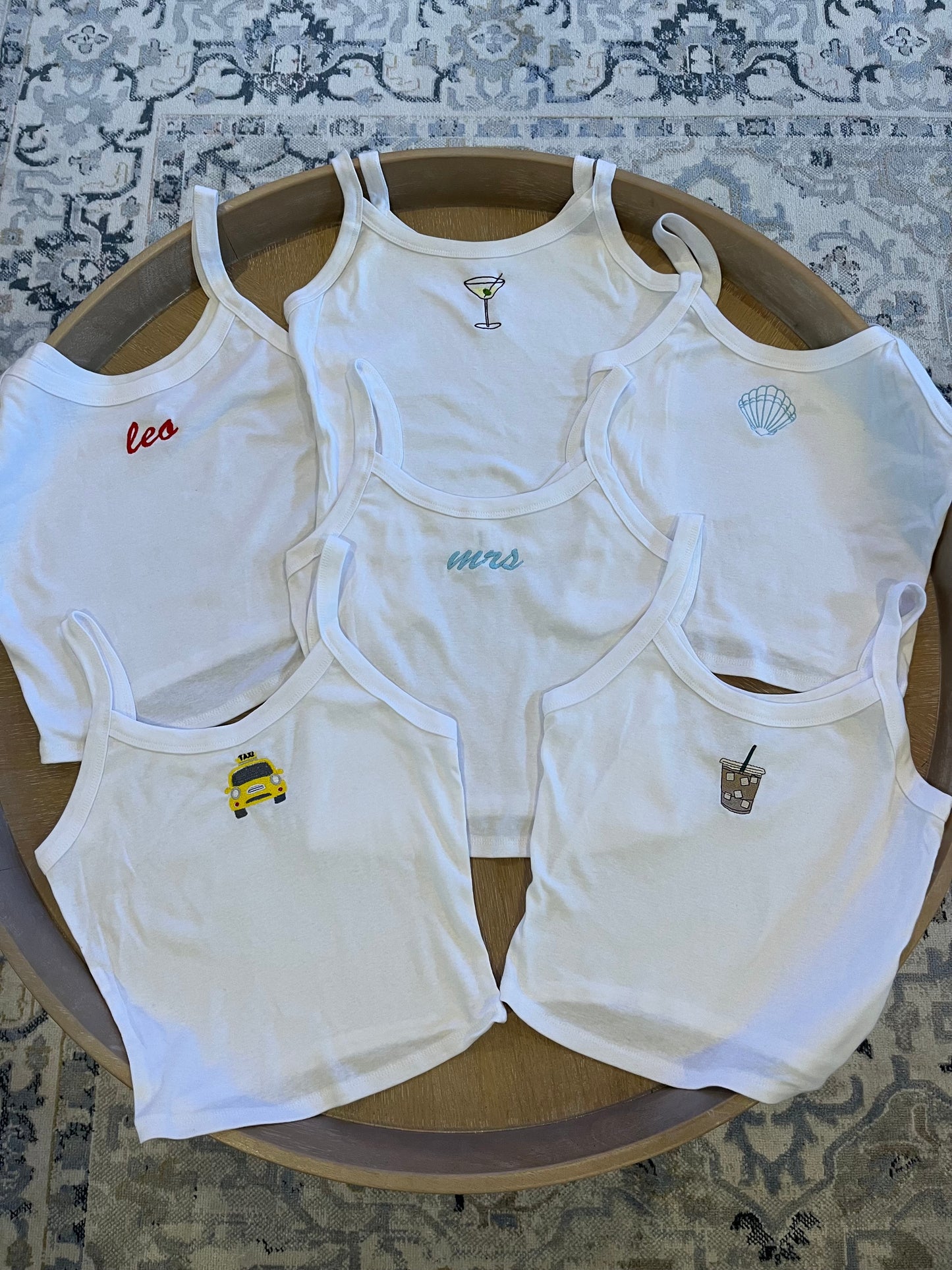 Custom embroidered tank tops