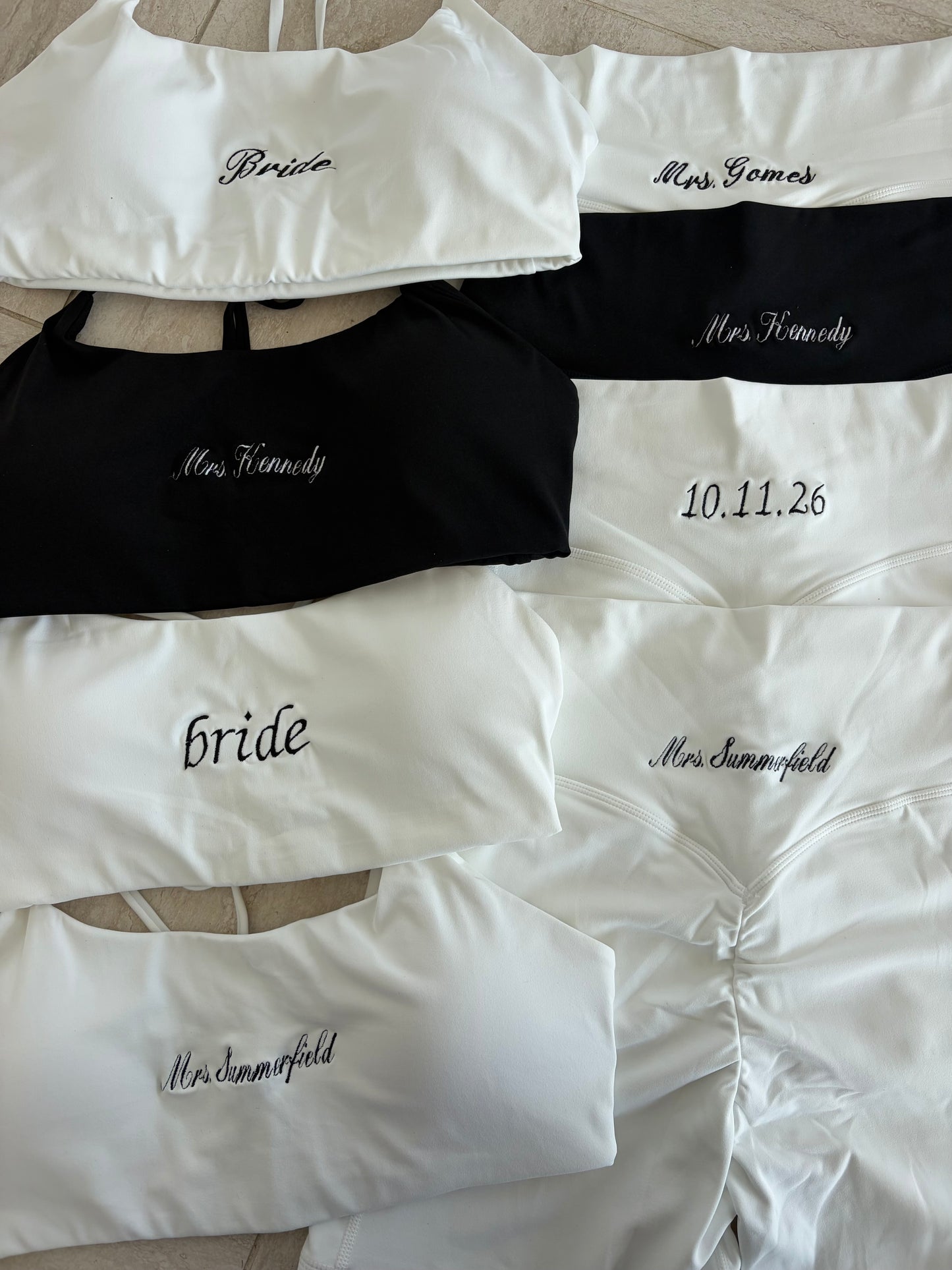 Pilates bride custom set