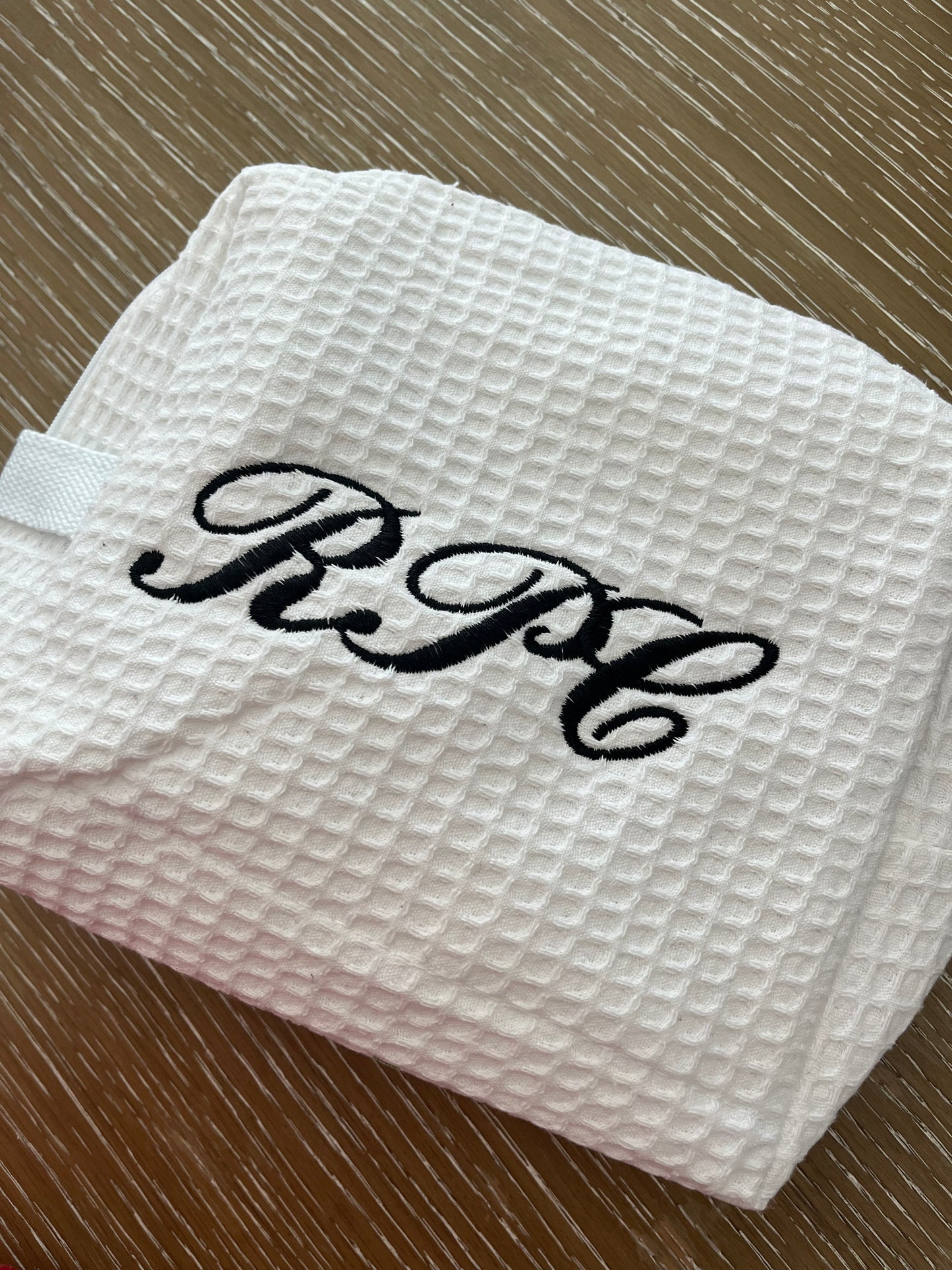 Custom embroidered makeup bag
