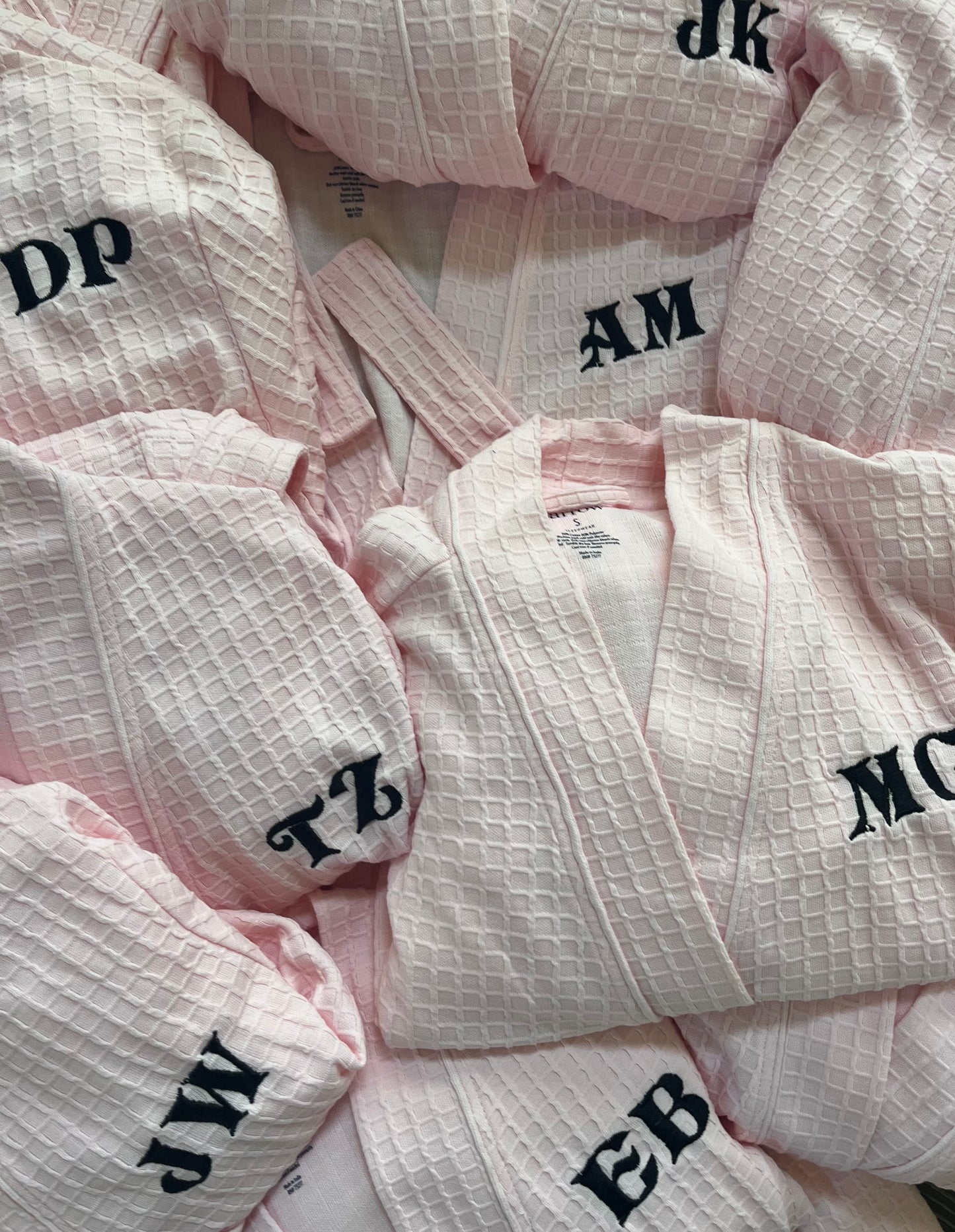 Custom embroidered robes