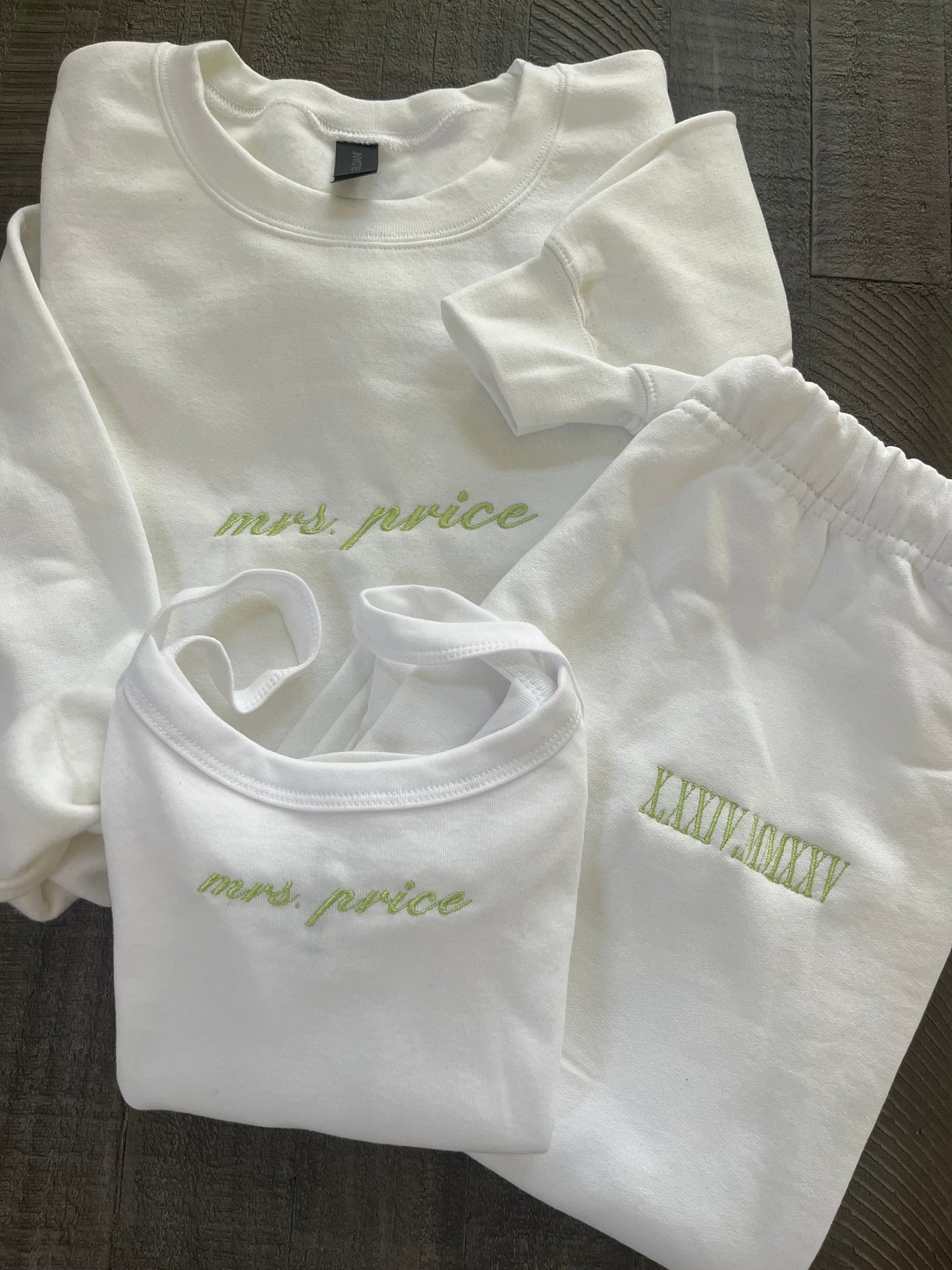 Sweatshirt, tank and sweatpants BUNDLE