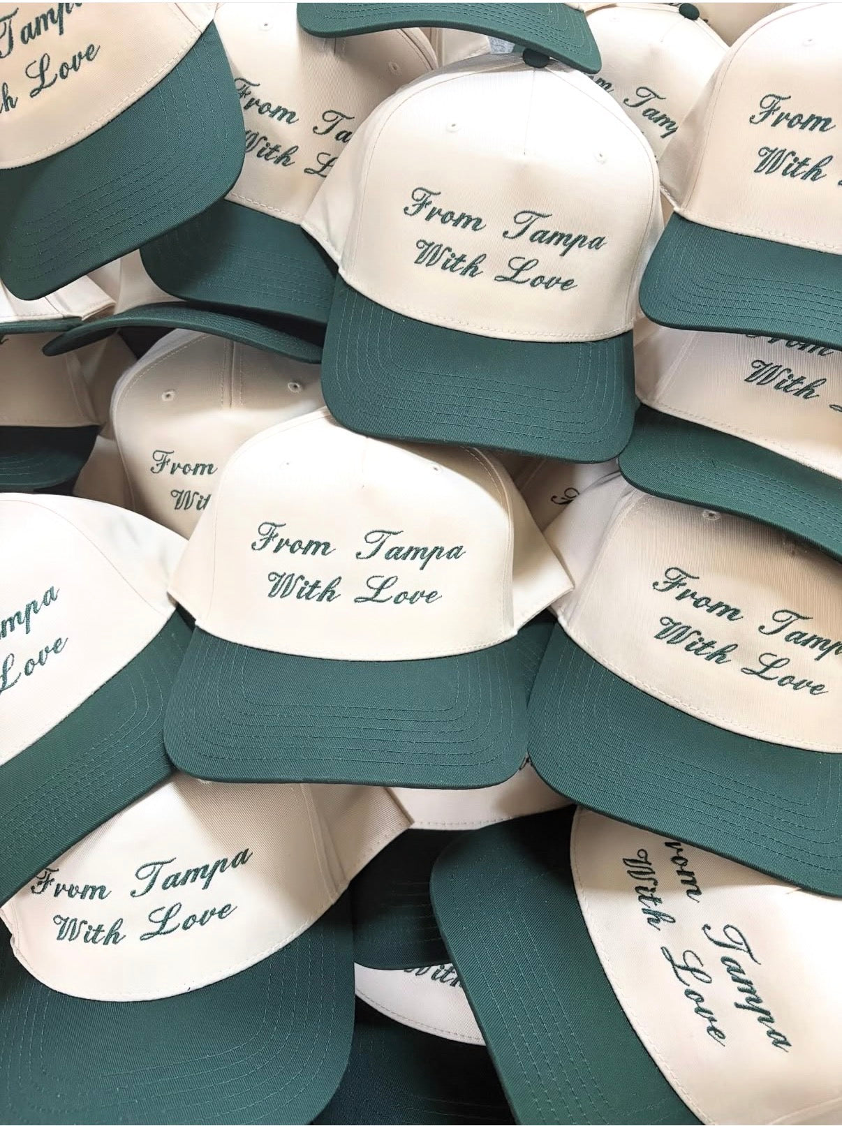 Custom embroidered hats