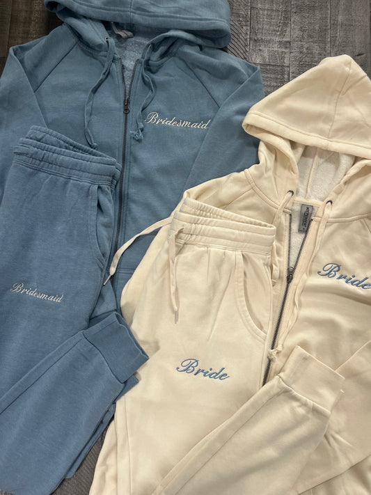 Zip and and joggers set