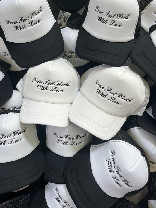 Custom embroidered trucker hats