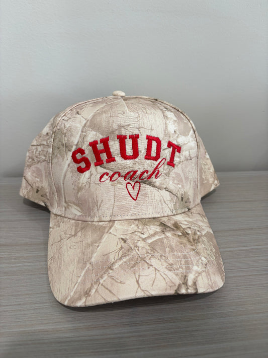 Custom embroidered camo hat