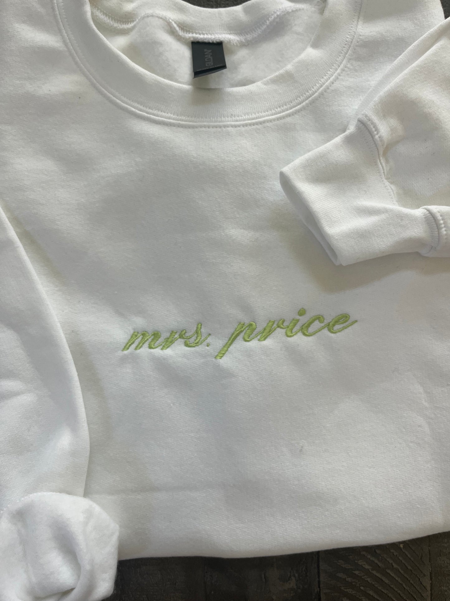 Custom crewneck sweatshirt