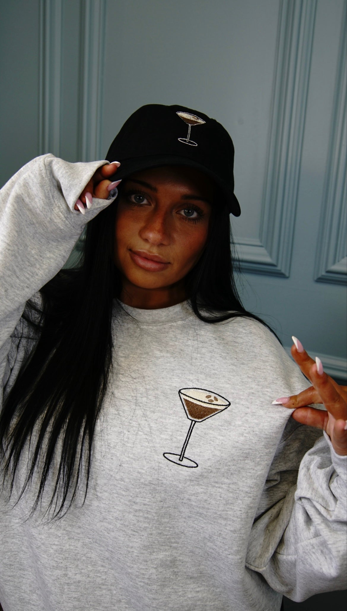 Dirty martini embroidered sweatshirt