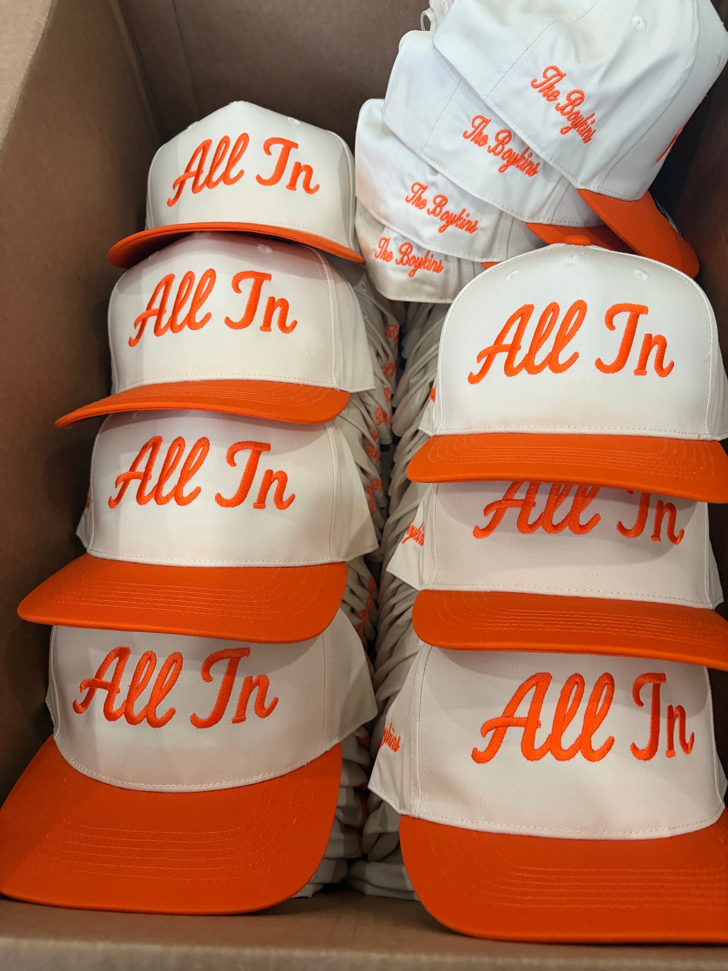 Custom embroidered trucker hats with side embroidery
