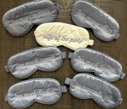 7 PACK bundle custom sleeping masks