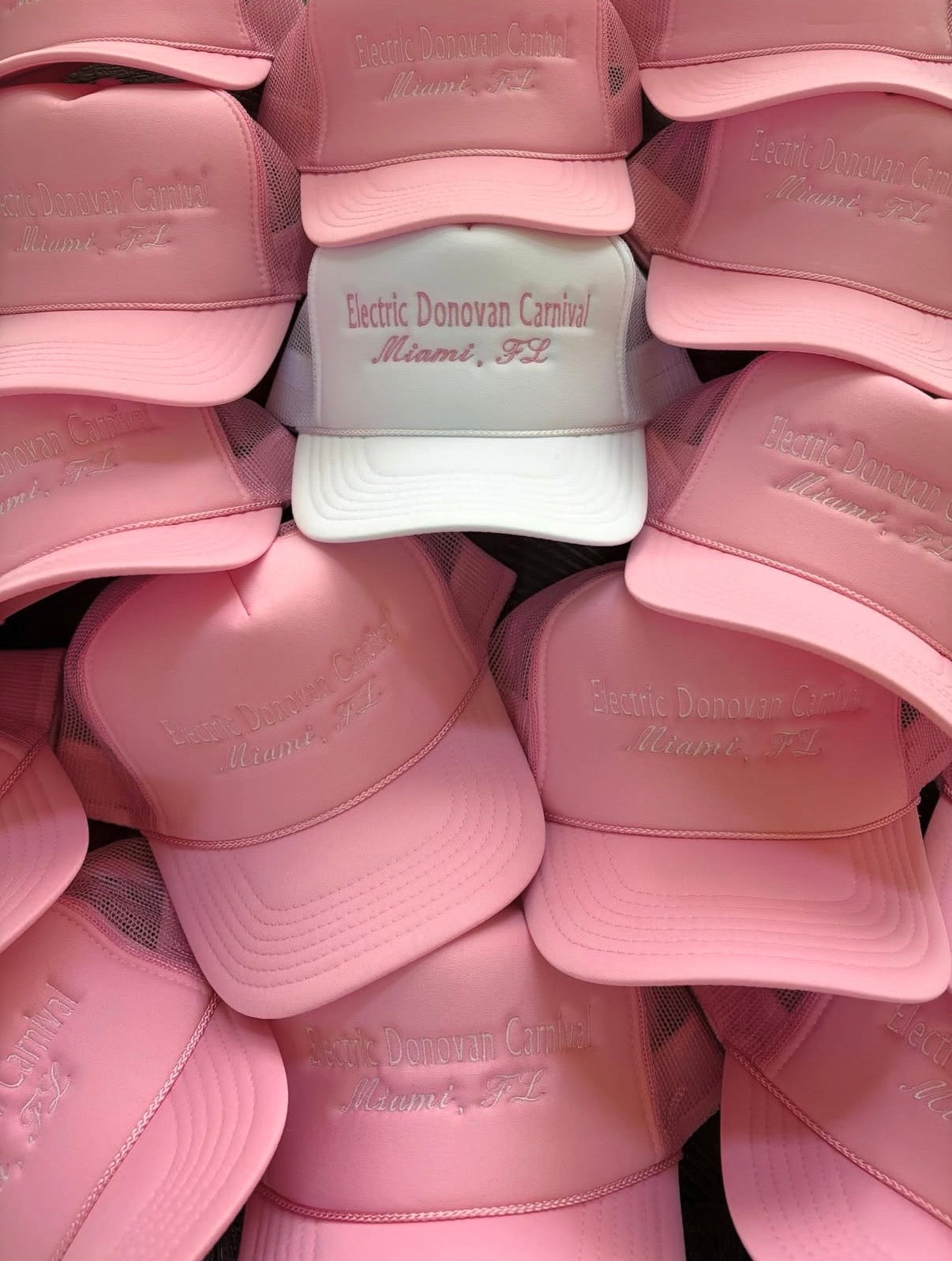 Custom embroidered trucker hats