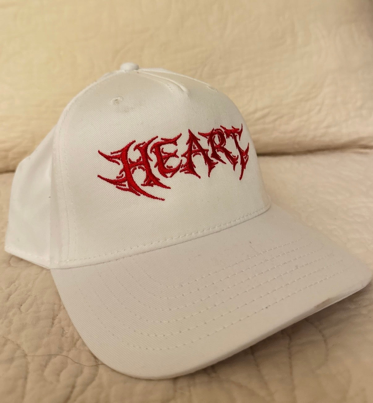 HEART embroidered trucker hat