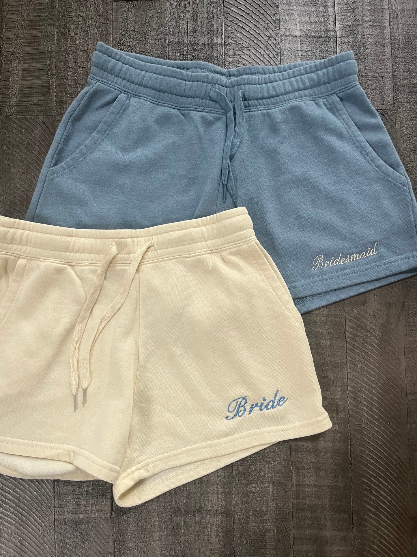 Custom embroidered shorts
