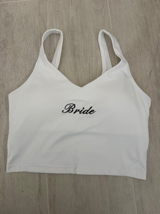 Custom embroidered workout top
