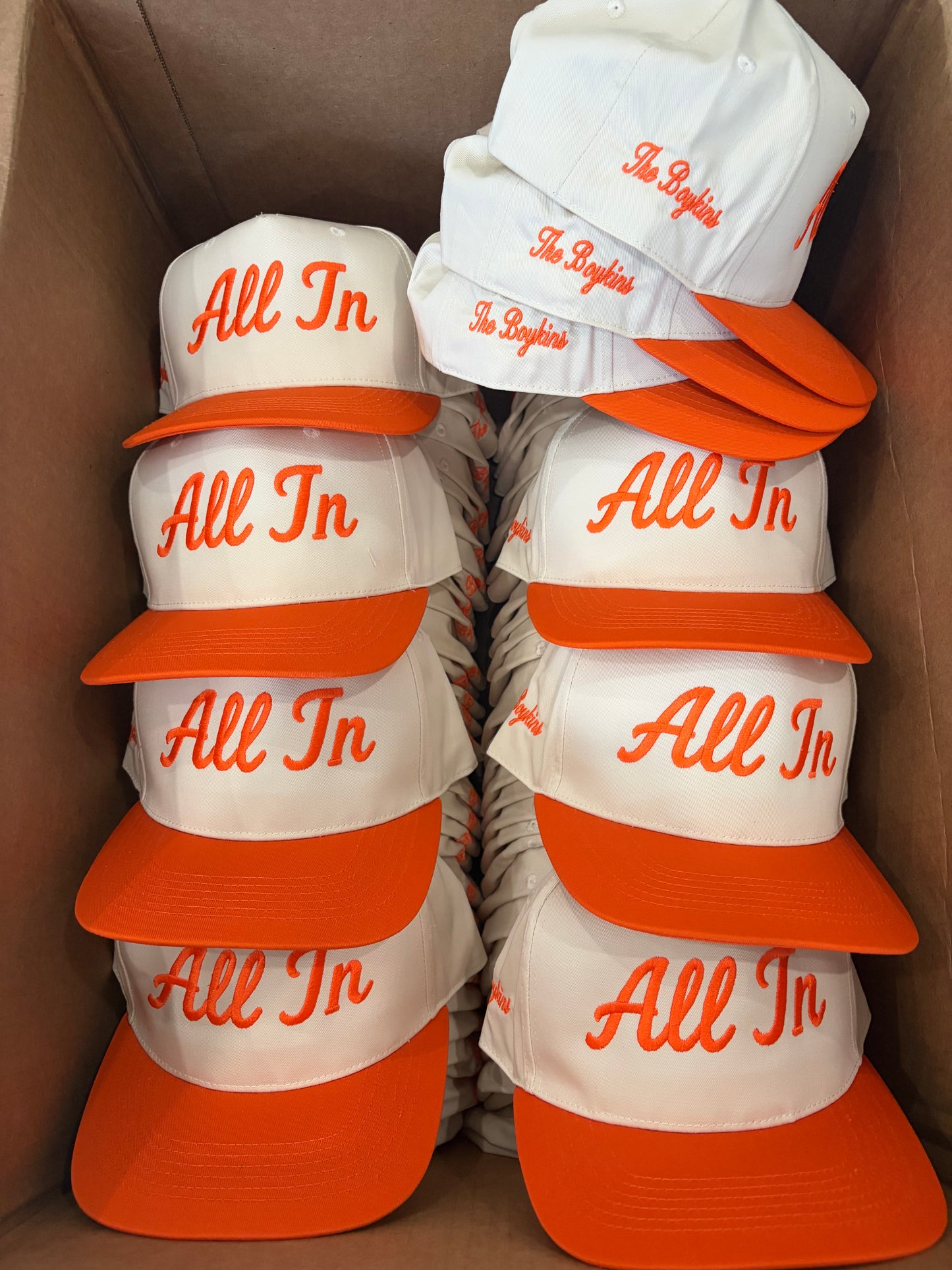 Custom embroidered trucker hats with side embroidery