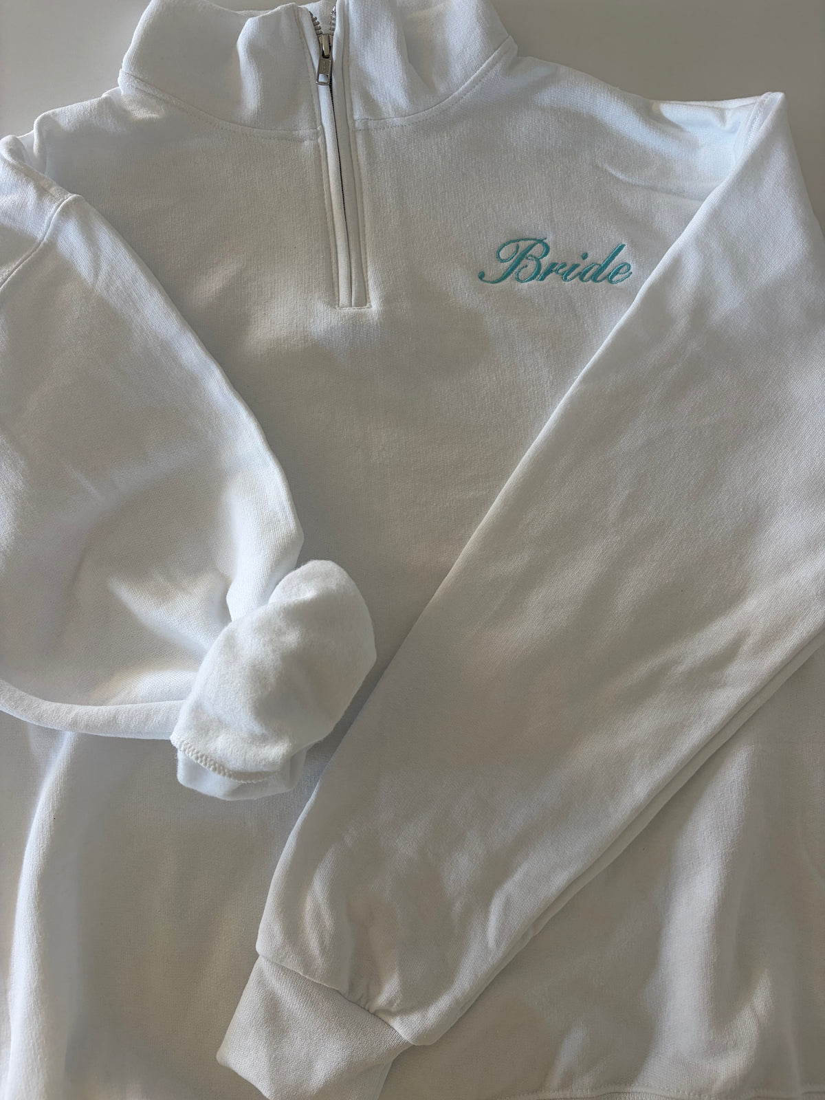 Custom quarter zip sweatshirt