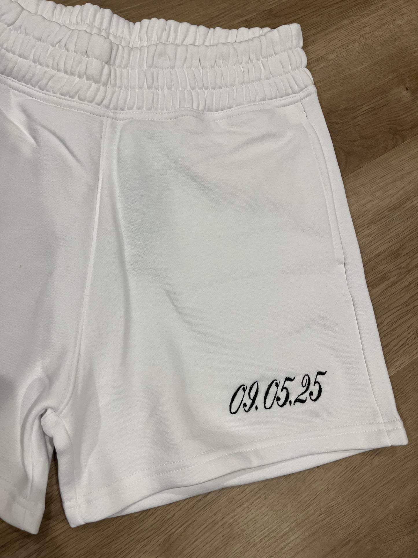 Custom embroidered shorts
