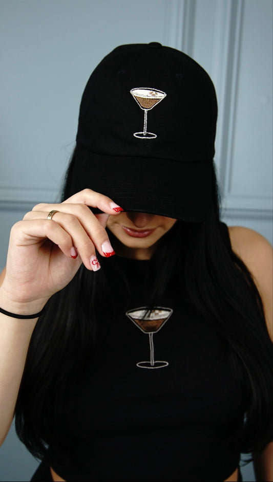 Espresso martini embroidered hat