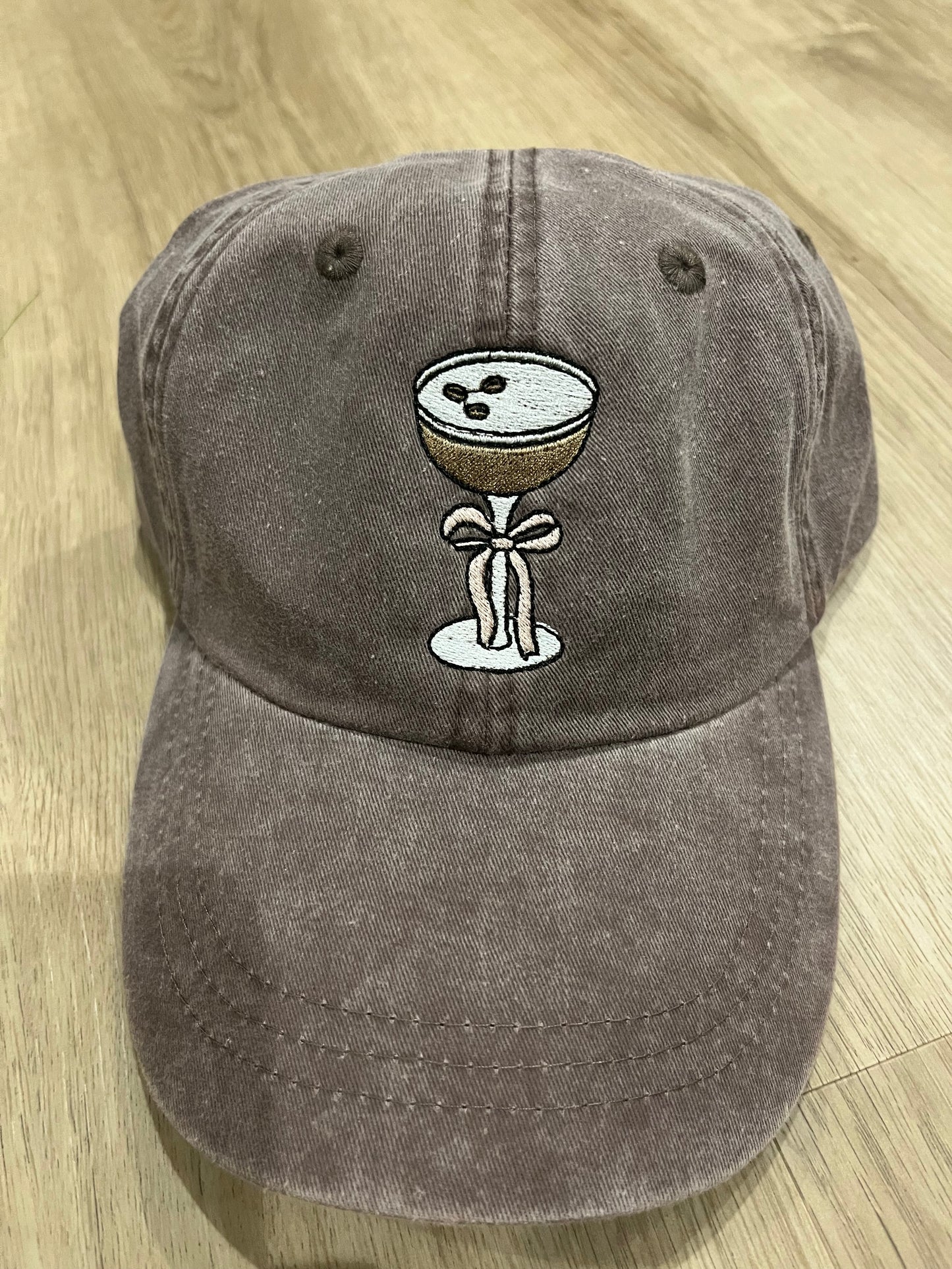 Espresso martini embroidered hat