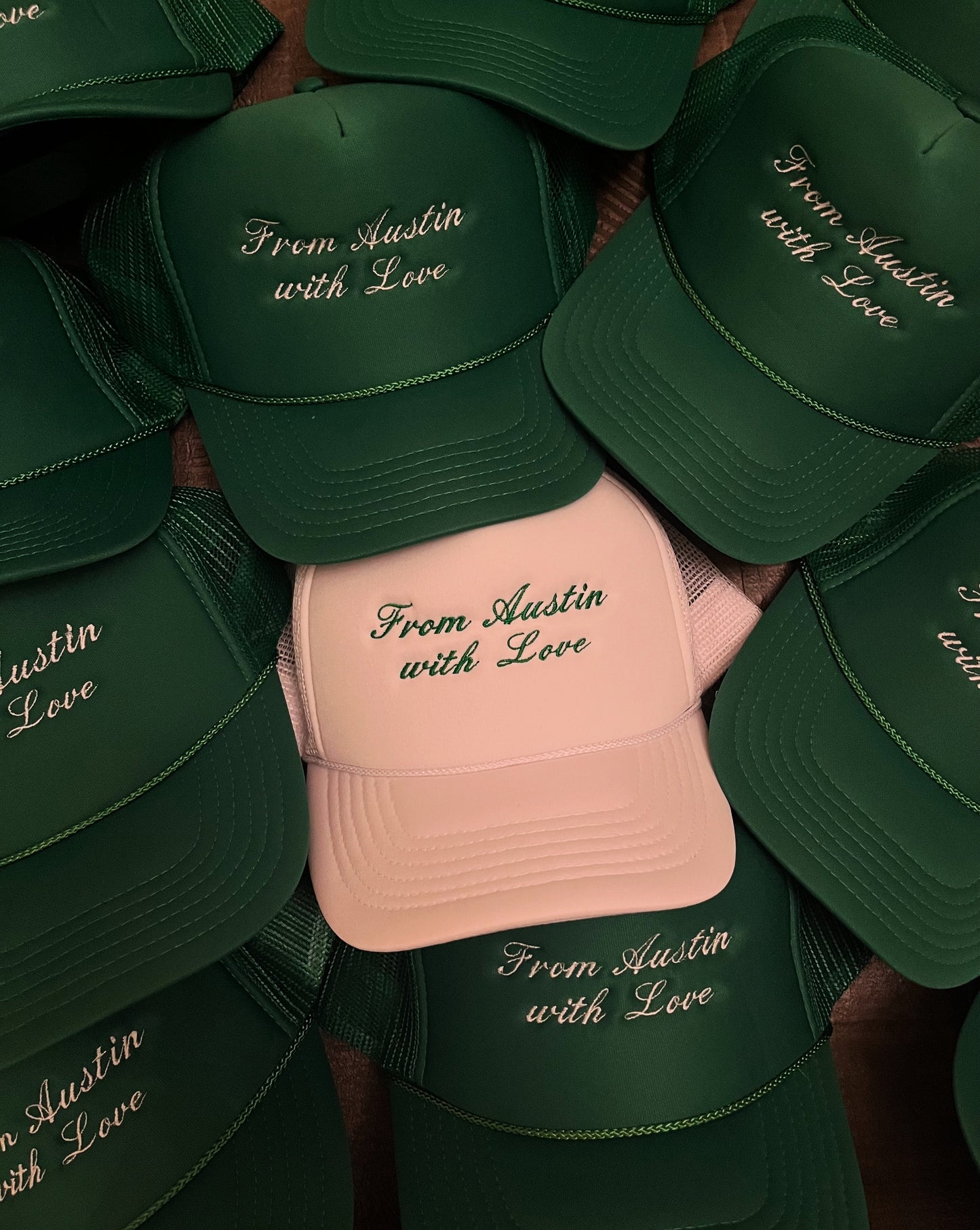 Custom embroidered trucker hats