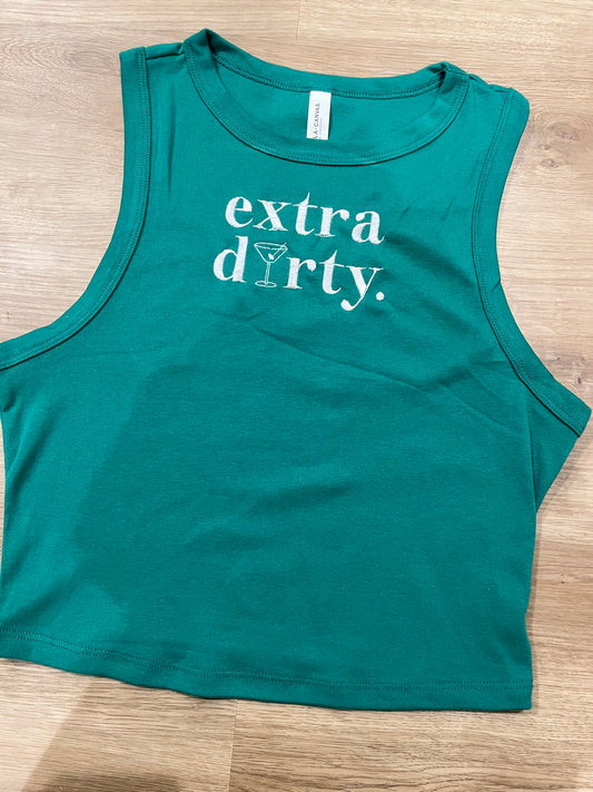 Extra dirty embroidered tank