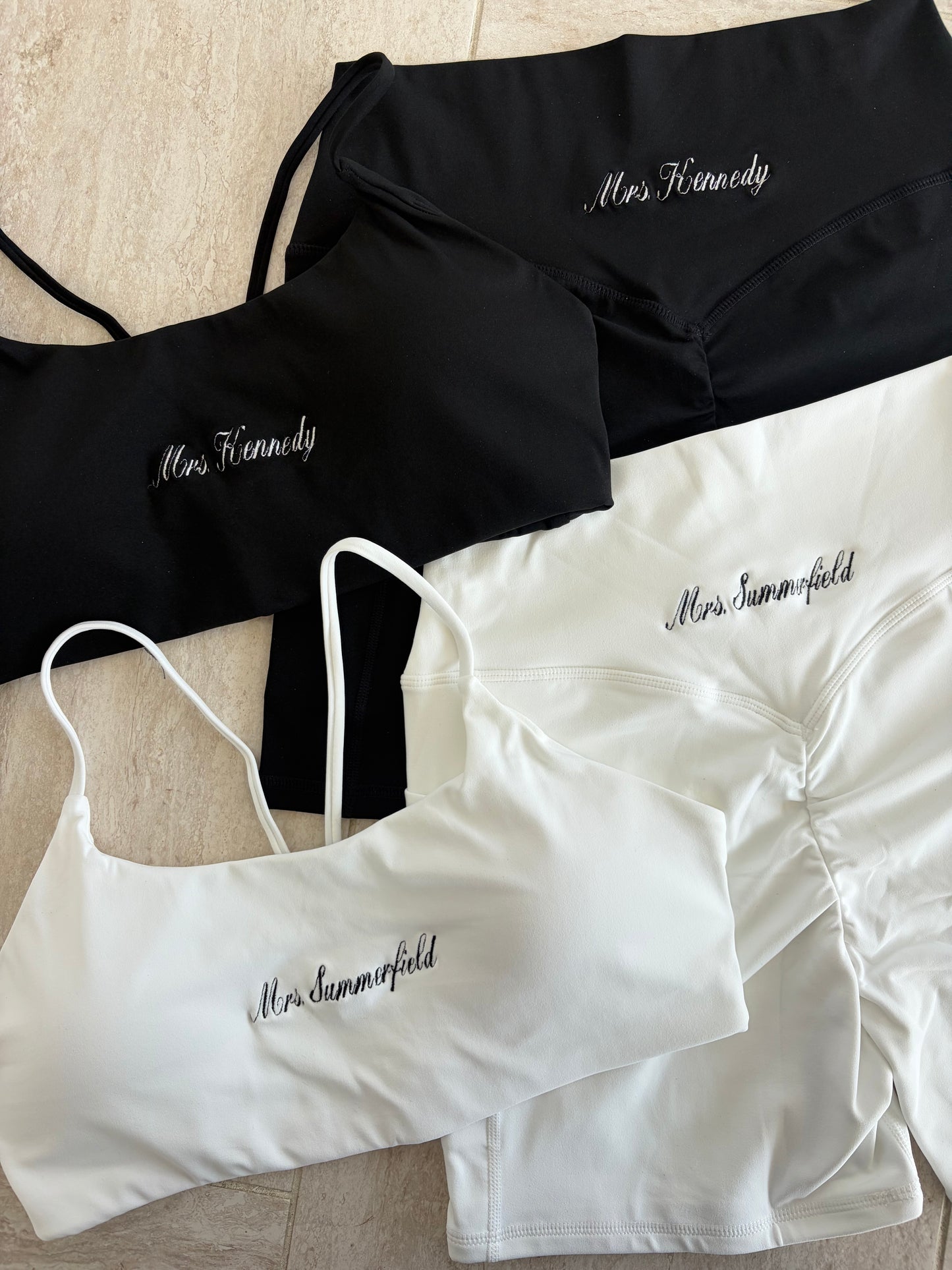 Pilates bride custom set