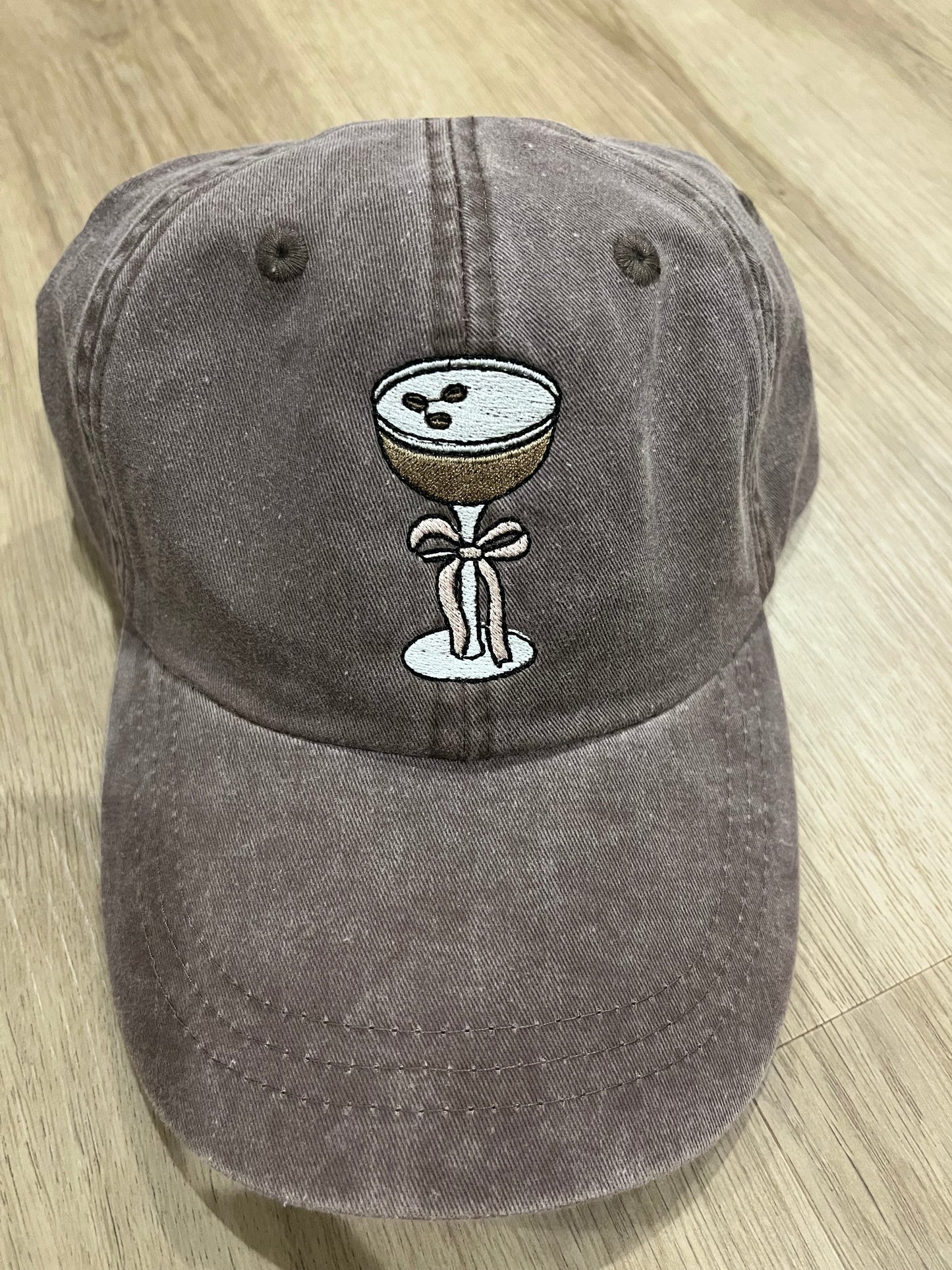 Espresso martini embroidered hat