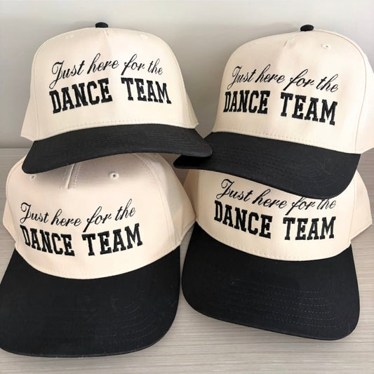 Just here for (text) trucker hat
