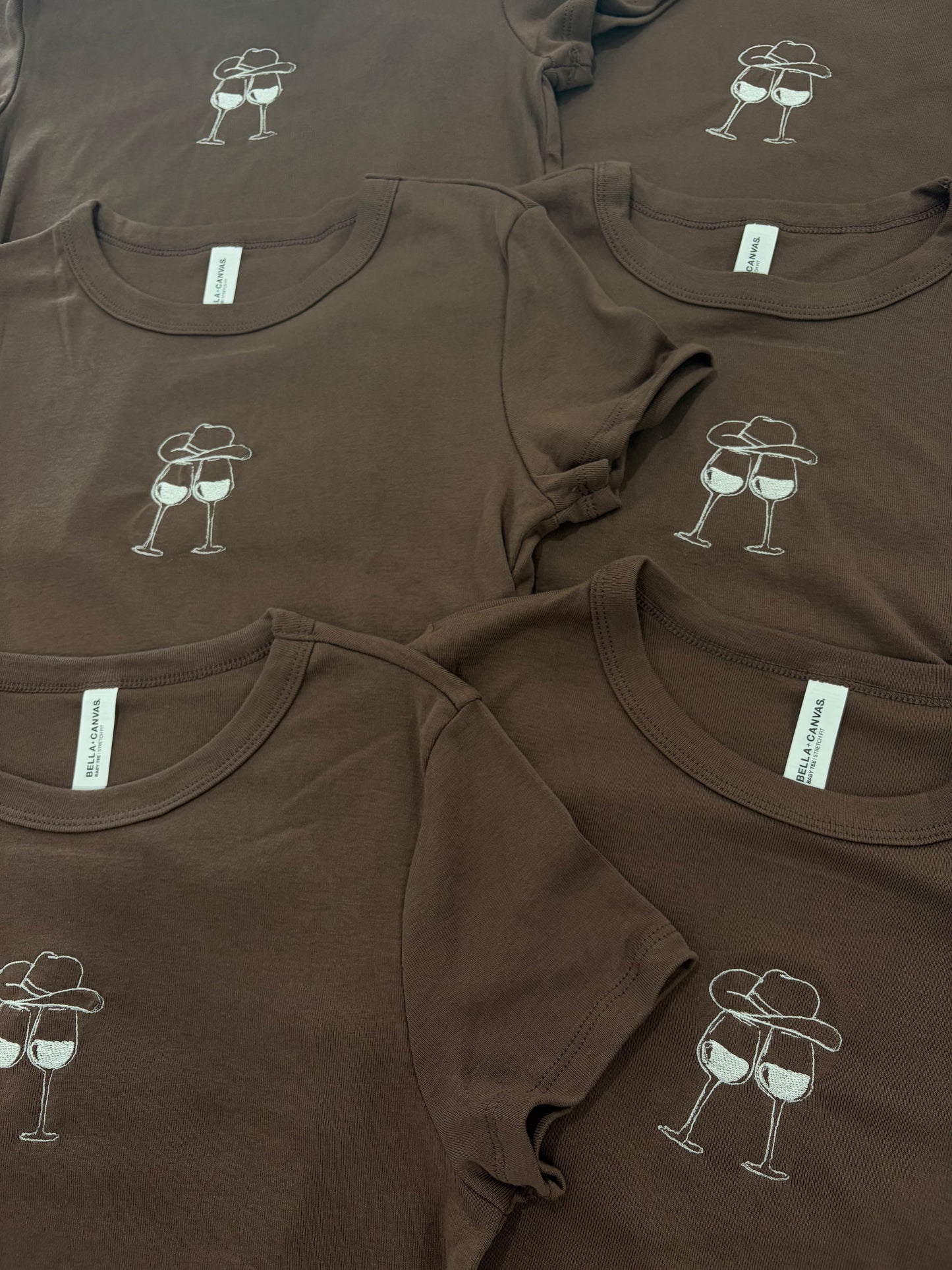 Cowgirl wine baby tee